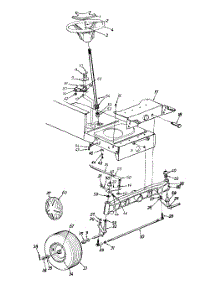Steering Assembly Lt-18 parts for White Outdoor Lawn Tractor 13AT686H190 / 1999 from AppliancePartsPros.com