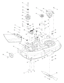 Deck Assembly Lt-1800 parts for White Outdoor Lawn Tractor 13A2606G790 / 2004 from AppliancePartsPros.com