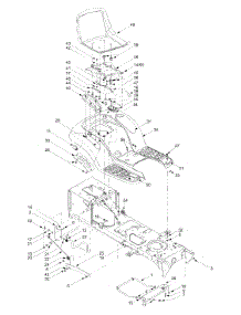 Fender, Seat, Deck Stabilizer Lt-1800 parts for White Outdoor Lawn Tractor 13A2606G790 / 2004 from AppliancePartsPros.com