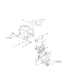Engine Accessories parts for White Outdoor Lawn Tractor 13AT606H190 / 2000 from AppliancePartsPros.com