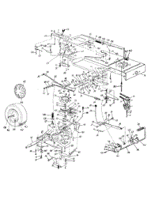 Lower Frame & Transaxle Assembly Lt-185 parts for White Outdoor Lawn Tractor 13BT696H190 / 1998 from AppliancePartsPros.com
