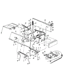 Upper Frame & Shaft Assembly Lt-185 parts for White Outdoor Lawn Tractor 13BT696H190 / 1998 from AppliancePartsPros.com