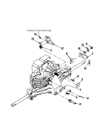 Transmission Complete Lt-185 parts for White Outdoor Lawn Tractor 13BT696H190 / 1999 from AppliancePartsPros.com