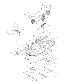 Deck Assembly-46 Inch Lt-1850 parts for White Outdoor Lawn Tractor 13A6616H190 / 2003 from AppliancePartsPros.com