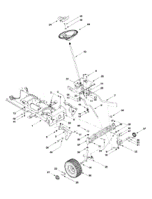 Steering, Front Wheel & Axle parts for White Outdoor Lawn Tractor 13AT616H190 / 2000 from AppliancePartsPros.com