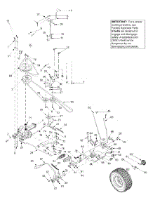 Drive System & Rear Wheels Lt-1855 parts for White Outdoor Lawn Tractor 13AJ606G790 / 2004 from AppliancePartsPros.com