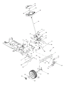 Steering, Front Axle And Wheels parts for White Outdoor Lawn Tractor 13AJ616G790 / 2004 from AppliancePartsPros.com