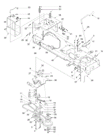 Pto Drive, Battery, Lower Frame parts for White Outdoor Lawn Tractor 13AY616G790 / 2004 from AppliancePartsPros.com