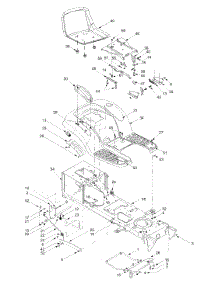 Seat, Fender, Deck Stabilizer parts for White Outdoor Lawn Tractor 13AY616G790 / 2004 from AppliancePartsPros.com