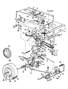 Lower Frame, Transaxle & Control Levers Lt-19 parts for White Outdoor Lawn Tractor 135V676G190 / 1995 from AppliancePartsPros.com