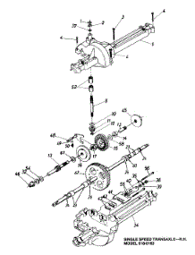 Single Speed Transaxle parts for White Outdoor Lawn Tractor 135V676G190 / 1995 from AppliancePartsPros.com