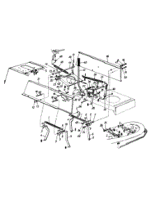Deck Lift Assembly Lt-195 parts for White Outdoor Lawn Tractor 135V696G190 / 1995 from AppliancePartsPros.com