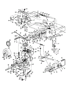 Lower Frame, Transaxle & Control Levers Lt-195 parts for White Outdoor Lawn Tractor 135V696G190 / 1995 from AppliancePartsPros.com