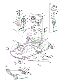 Mower Deck 42-Inch parts for White Outdoor Lawn Tractor 13WX78TS090 / 2010 from AppliancePartsPros.com