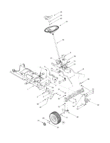 Steering And Front Axle parts for White Outdoor Lawn Tractor 13AJ616H190 / 2001 from AppliancePartsPros.com