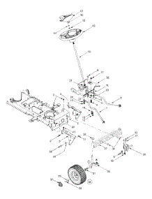 Steering, Front Axle, Wheels Lt-2200 parts for White Outdoor Lawn Tractor 13A6606H790 / 2004 from AppliancePartsPros.com