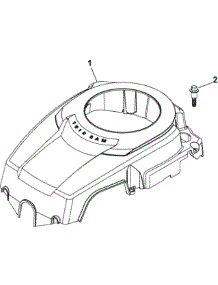 Sv600-0018 Engine Blower Housing & Baffles parts for White Outdoor Lawn Tractor 13AX79TH090 / 2008 from AppliancePartsPros.com