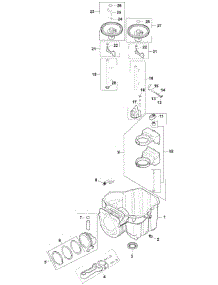 Sv600-0018 Engine Crankcase parts for White Outdoor Lawn Tractor 13AX79TH090 / 2008 from AppliancePartsPros.com