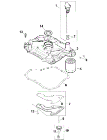 Sv600-0018 Engine Oil Pan & Lubrication parts for White Outdoor Lawn Tractor 13AX79TH090 / 2008 from AppliancePartsPros.com