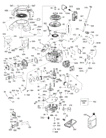Engine Assembly parts for White Outdoor Lawn Tractor 13A2771G790 / 2005 from AppliancePartsPros.com