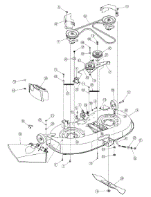 Deck Assembly 42 Inch parts for White Outdoor Lawn Tractor 13A2771G790 / 2006 from AppliancePartsPros.com