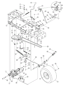 Drive And Rear Wheels parts for White Outdoor Lawn Tractor 13A2771G790 / 2006 from AppliancePartsPros.com