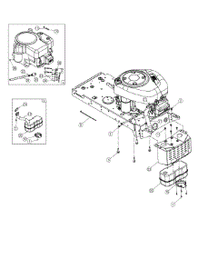 Engine Accessories parts for White Outdoor Lawn Tractor 13A2771G790 / 2006 from AppliancePartsPros.com