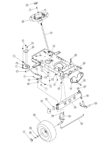Steering And Front Wheels parts for White Outdoor Lawn Tractor 13A2771G790 / 2006 from AppliancePartsPros.com
