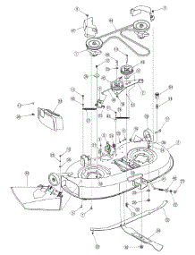 Deck Assembly 42 Inch parts for White Outdoor Lawn Tractor 13AJ775G790 / 2007 from AppliancePartsPros.com