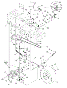 Drive parts for White Outdoor Lawn Tractor 13AJ775G790 / 2007 from AppliancePartsPros.com