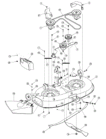 Deck Assembly 42 Inch parts for White Outdoor Lawn Tractor 13A2791G790 / 2006 from AppliancePartsPros.com
