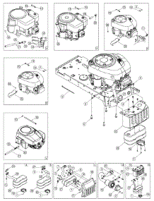 Engine Accessories parts for White Outdoor Lawn Tractor 13AN795G790 / 2007 from AppliancePartsPros.com