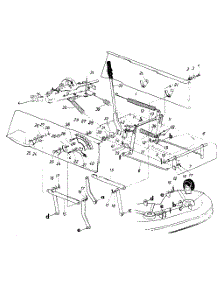 Deck Lift Assembly parts for White Outdoor Lawn Tractor 135-690-190 / 1985 from AppliancePartsPros.com