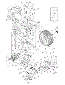 Drive System parts for White Outdoor Lawn Tractor 13AX605G790 / 2006 from AppliancePartsPros.com