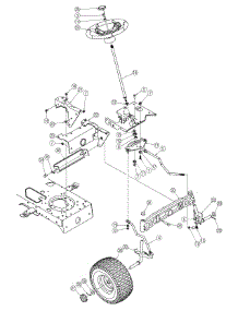 Steering parts for White Outdoor Lawn Tractor 13AX605G790 / 2006 from AppliancePartsPros.com