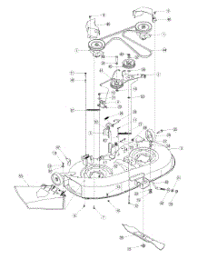 Deck Assembly 42 Inch parts for White Outdoor Lawn Tractor 13A4616G790 / 2005 from AppliancePartsPros.com