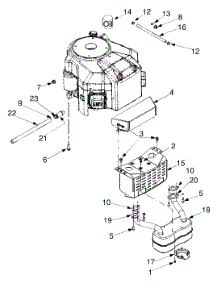 Engine Accessories parts for White Outdoor Lawn Tractor 13A4616G790 / 2005 from AppliancePartsPros.com