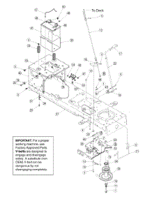 Pto, Frame & Battery Lt-942H parts for White Outdoor Lawn Tractor 13A4616G790 / 2005 from AppliancePartsPros.com