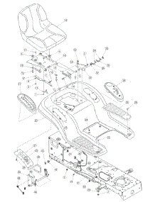 Fender, Seat, Deck Assembly parts for White Outdoor Lawn Tractor 13AP606H790 / 2006 from AppliancePartsPros.com