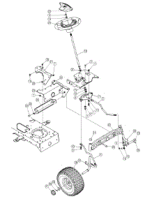 Steering, Front Wheels, Axle parts for White Outdoor Lawn Tractor 13AP606H790 / 2006 from AppliancePartsPros.com