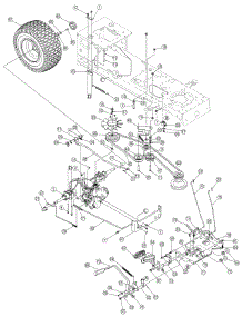 Drive And Rear Wheels parts for White Outdoor Lawn Tractor 13AP616P790 / 2006 from AppliancePartsPros.com