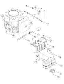 Engine Accessories parts for White Outdoor Lawn Tractor 13AP616P790 / 2006 from AppliancePartsPros.com