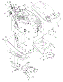 Hood Assembly And Fuel Tank parts for White Outdoor Lawn Tractor 13AP616P790 / 2006 from AppliancePartsPros.com