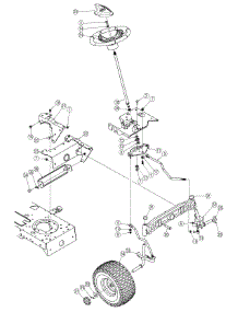 Steering, Front Wheel And Axle parts for White Outdoor Lawn Tractor 13AP616P790 / 2006 from AppliancePartsPros.com