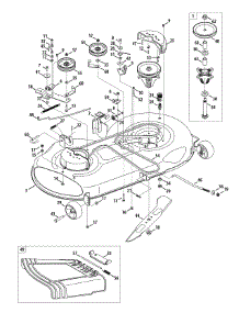 Mower Deck 46-Inch parts for White Outdoor Lawn Tractor 13WX78TT090 / 2010 from AppliancePartsPros.com
