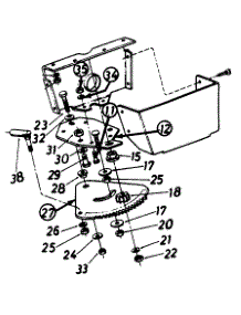 Steering Gear Assembly parts for White Outdoor Lawn Tractor 130-521D190 / 1990 from AppliancePartsPros.com