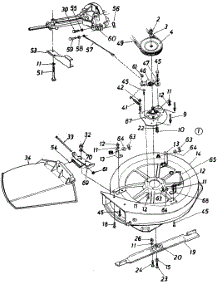 Deck Assembly parts for White Outdoor Lawn Tractor 131-521B190 / 1991 from AppliancePartsPros.com