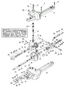 Single Speed Transaxle (618-0026) parts for White Outdoor Lawn Tractor 131-521B190 / 1991 from AppliancePartsPros.com