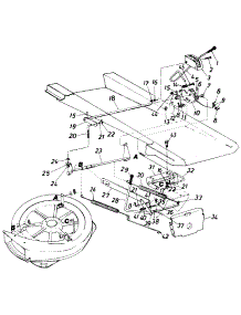 Deck Lift Ass'y parts for White Outdoor Lawn Tractor 132-521B190 / 1992 from AppliancePartsPros.com