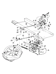 Deck And Blade Assembly parts for White Outdoor Lawn Tractor 133B561B190 / 1993 from AppliancePartsPros.com